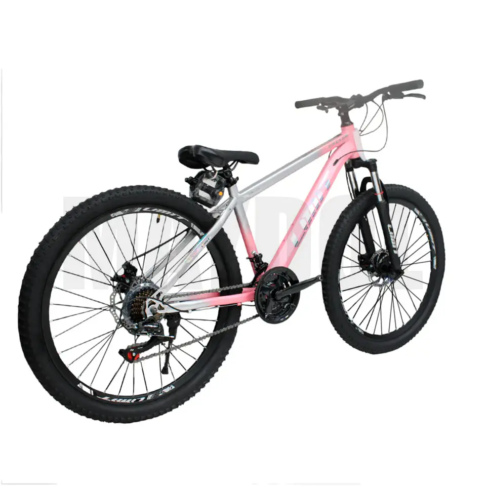 Bicicleta MTB Dama Aro 24 Limit con Shimano 21V y Suspensión Rosada 3