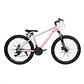 Bicicleta MTB Dama Aro 24 Limit con Shimano 21V y Suspensión Rosada - Miniatura 1