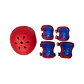 Scooter Infantil Musical LED con Llantas Anchas + Casco, Rodilleras y Coderas de Regalo Azul con Rojo - Miniatura 5