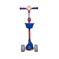 Scooter Infantil Musical LED con Llantas Anchas + Casco, Rodilleras y Coderas de Regalo Azul con Rojo - Miniatura 3