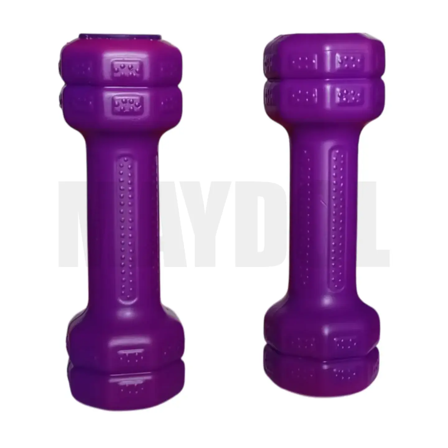 Mancuernas de Vinil 0.5 kg (Par) – Pesas Antideslizantes para Fitness y Tonificación Lila 2