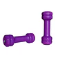 Mancuernas de Vinil 0.5 kg (Par) – Pesas Antideslizantes para Fitness y Tonificación Lila - Miniatura 1