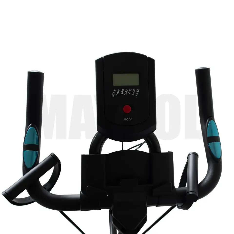 Bicicleta Estática 3 en 1 Sport con Twister, Ligas y LCD 120 kg 5