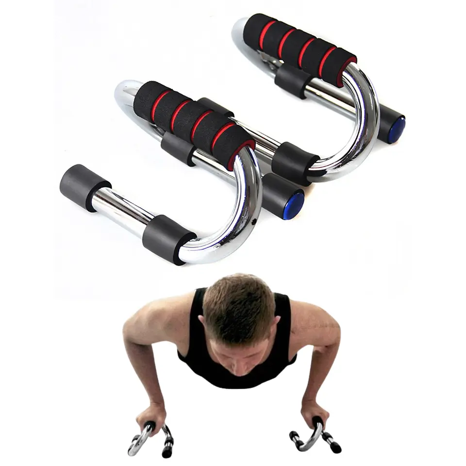 Push Up de Metal con Espuma Antideslizante – Par 1