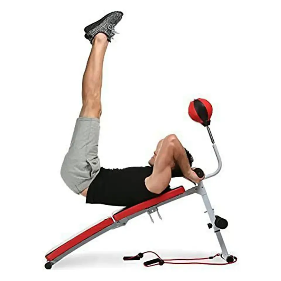 Banca Abdominal con Pera de Boxeo – Equipo Multifuncional 2