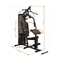 Mini Gym Multifuncional con Pila de 68 kg - Miniatura 3