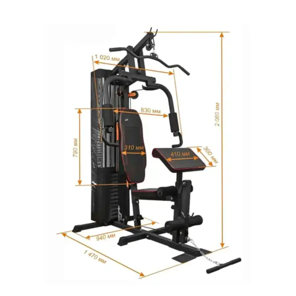 Mini Gym Multifuncional con Pila de 68 kg 3