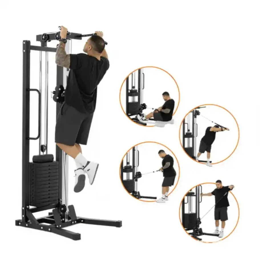 Polea 18 Niveles con Dominada – Estación Multifuncional de Entrenamiento 4