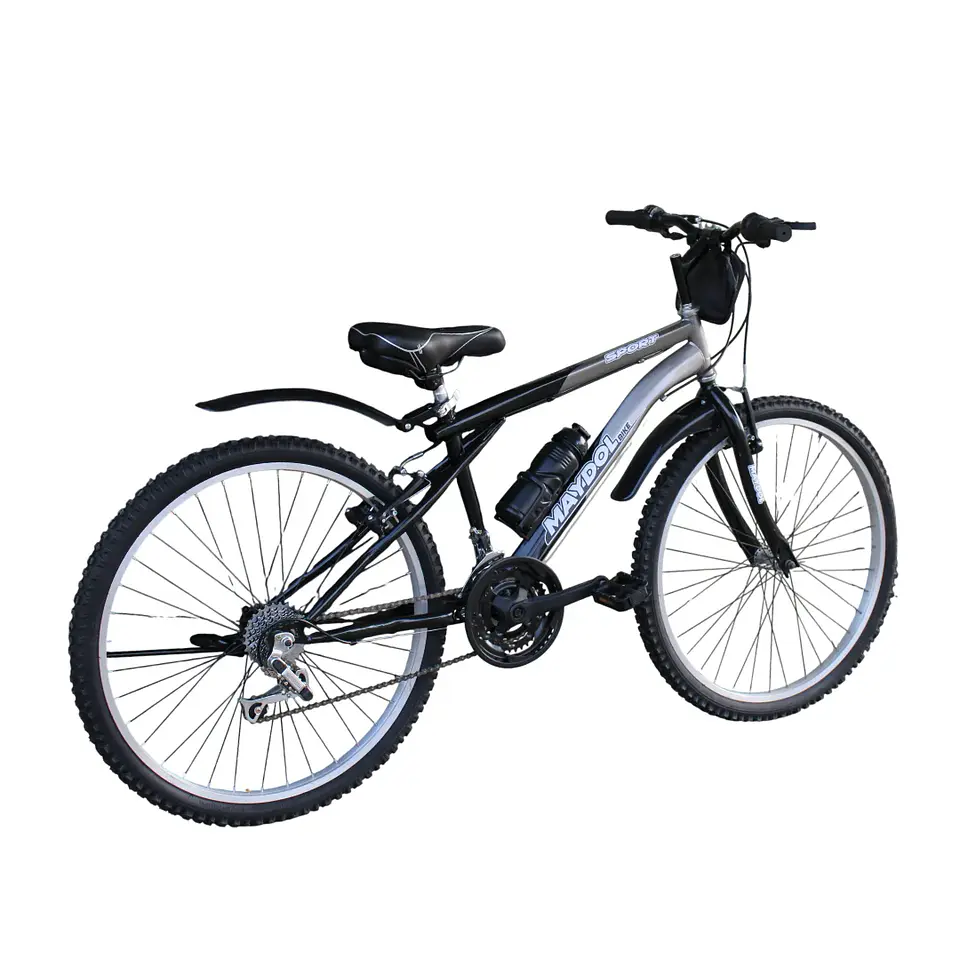 Bicicleta MTB Maydol Aro 26 con 16 Velocidades Negro con Gris 3