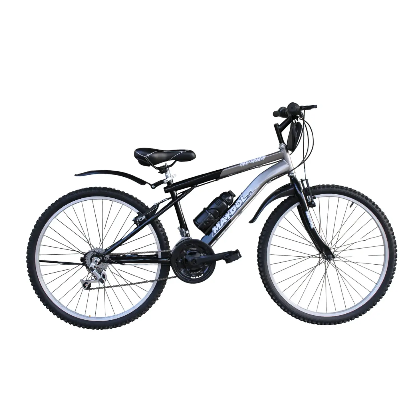 Bicicleta MTB Maydol Aro 26 con 16 Velocidades Negro con Gris 1