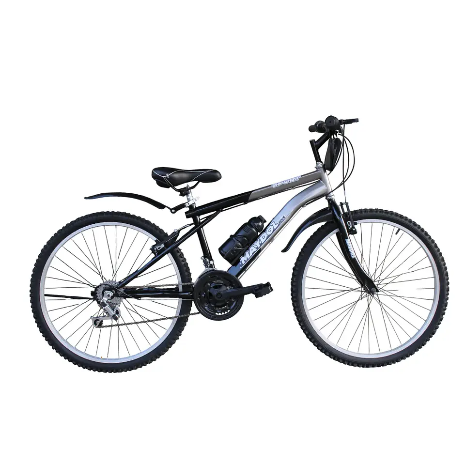 Bicicleta MTB Maydol Aro 26 con 16 Velocidades Negro con Gris 1