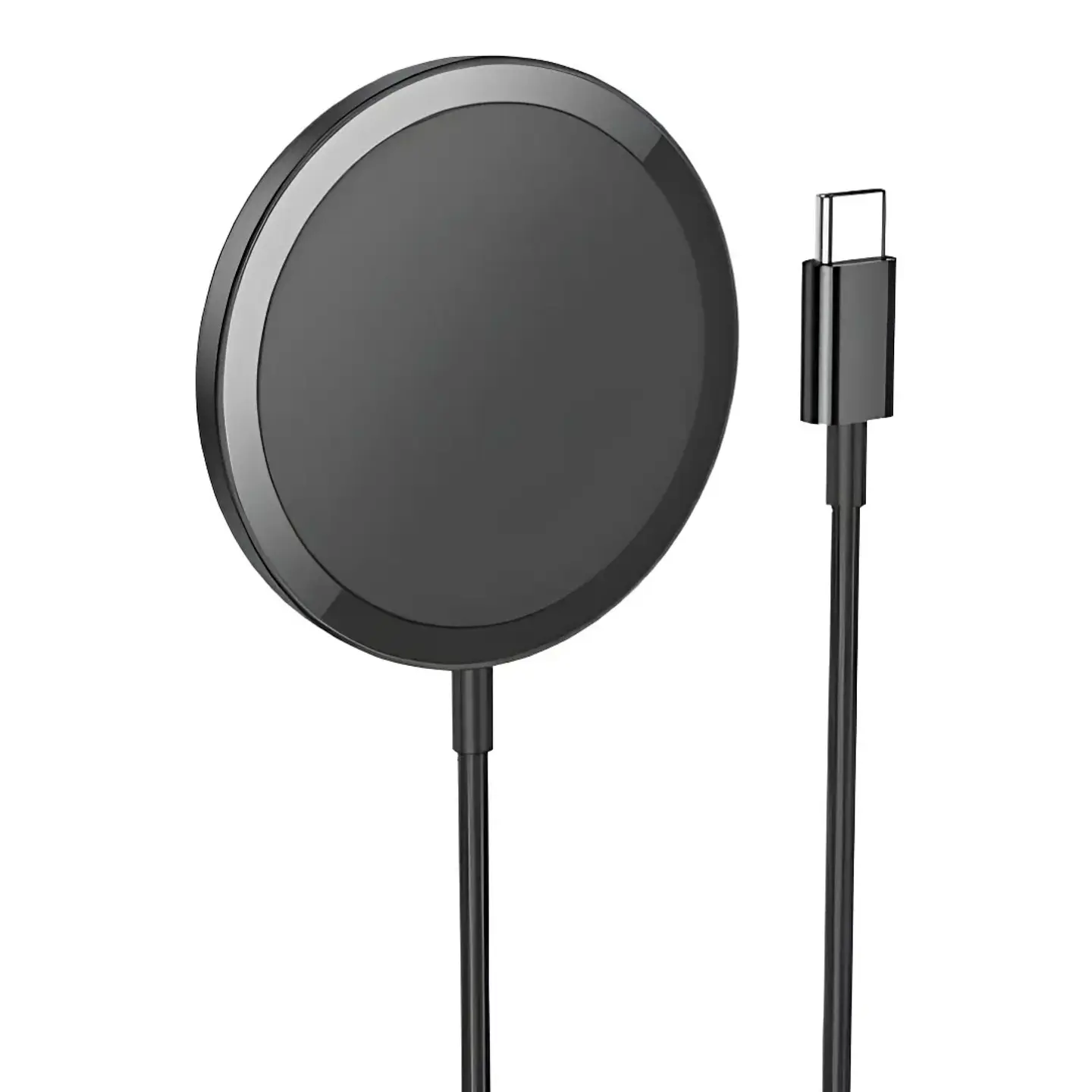 Cargador Inalámbrico Magnético Fast Charge 15W Hoco CW52 Negro 2