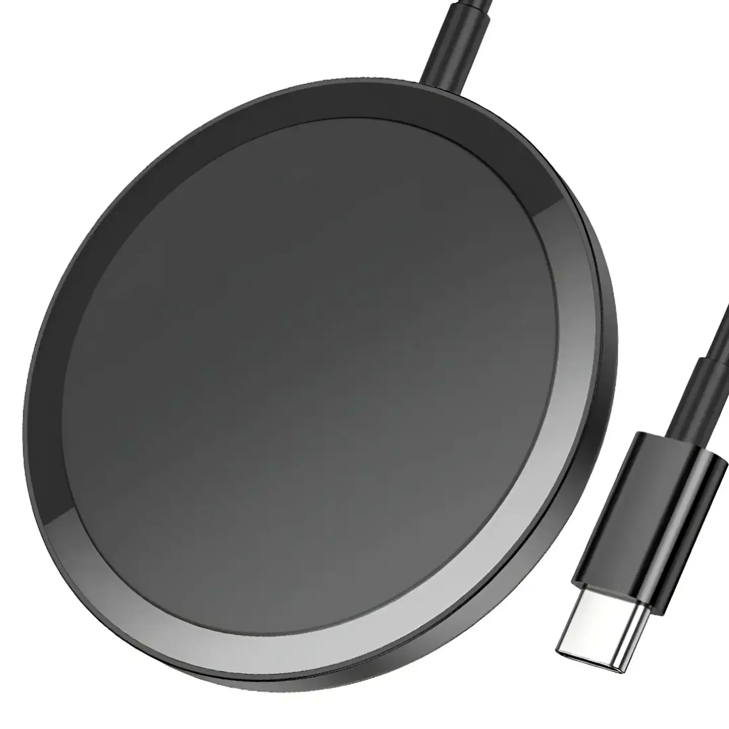 Cargador Inalámbrico Magnético Fast Charge 15W Hoco CW52 Negro 3