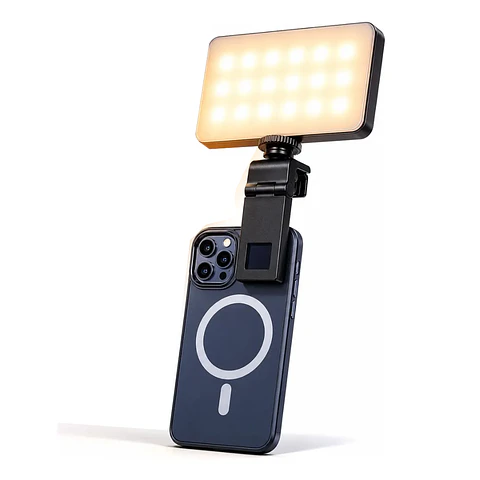 Panel LED Selfie Portátil AY-96JSSR – Luz para Fotos, Videos y Streaming