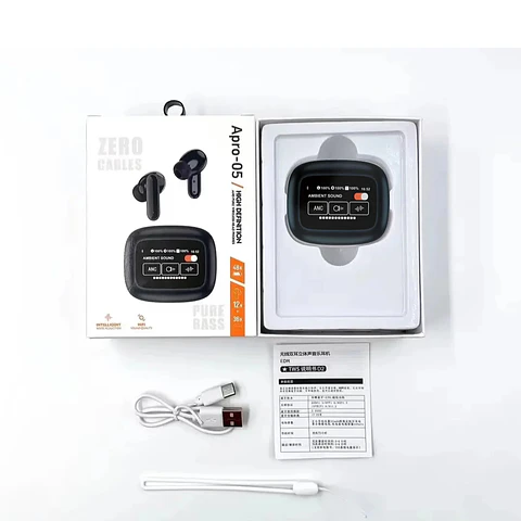 Audífonos Inalámbricos APRO 05 Bluetooth con ANC + ENC – Control Táctil Gaming