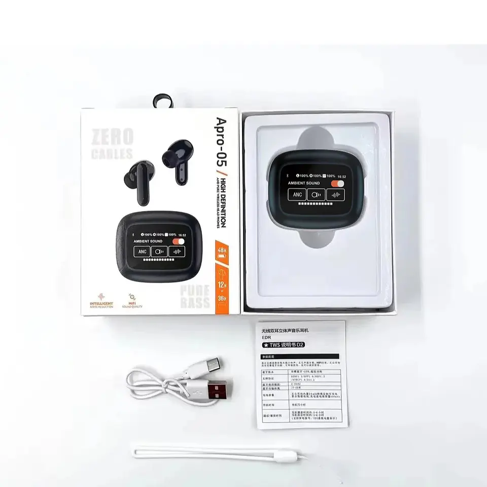 Audífonos Inalámbricos APRO 05 Bluetooth con ANC + ENC – Control Táctil Gaming 1