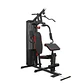 Mini Gym Multifuncional con Pila de 68 kg Rojo - Miniatura 1