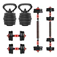 Mancuernas Set 40 kg Convertibles con Barra, Asas y Push Up - Miniatura 2