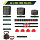 Mancuernas Set 40 kg Convertibles con Barra, Asas y Push Up - Miniatura 3