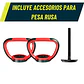 Mancuernas Set 40 kg Convertibles con Barra, Asas y Push Up - Miniatura 5