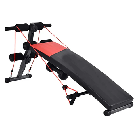 Banca Abdominal Plegable con Ligas y Pesas