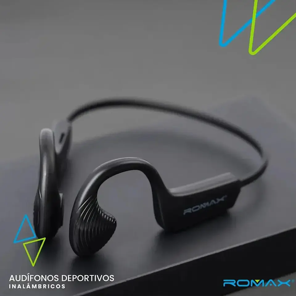 Audífonos Deportivos Inalámbricos Romax TCA 0307 Negros 2