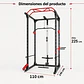 Jaula de Potencia Multifuncional con Poleas y Dominadas – 200 kg - Miniatura 3