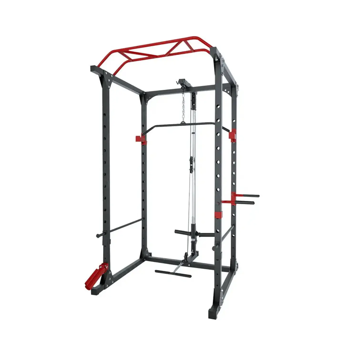 Jaula de Potencia Multifuncional con Poleas y Dominadas – 200 kg 1