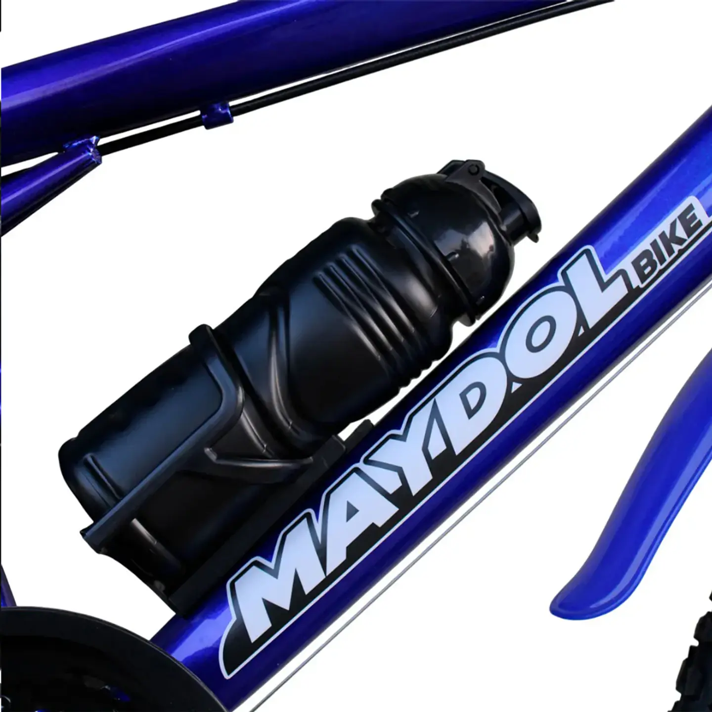 Bicicleta MTB Maydol Aro 24 con 16 Velocidades Azul y Accesorios 4