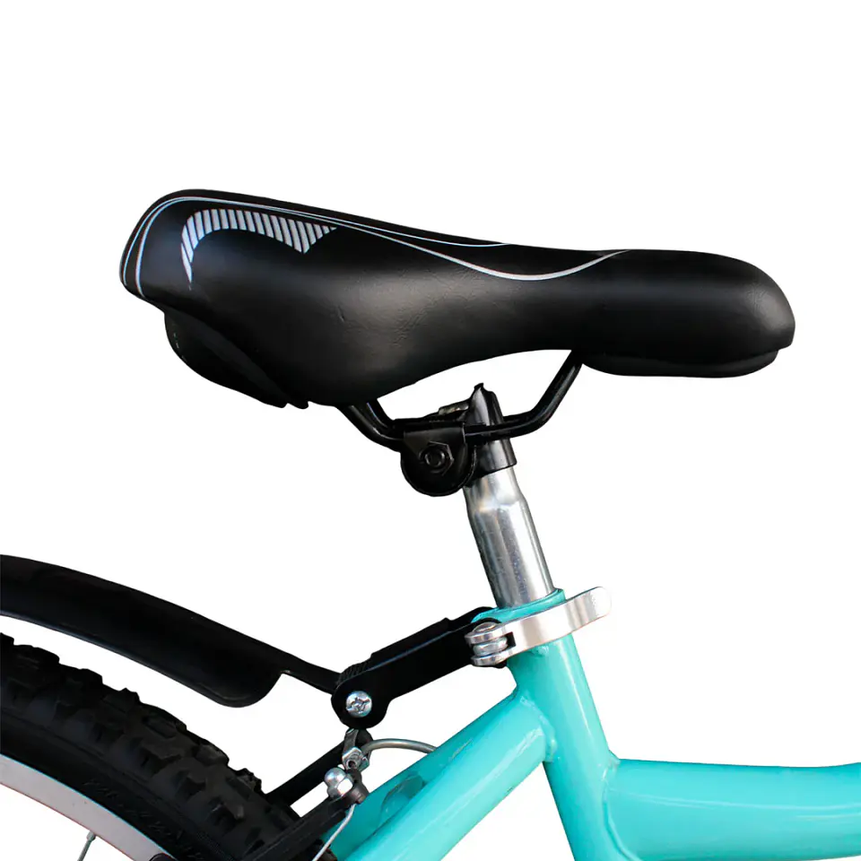 Bicicleta MTB Dama Aro 26 con Canasta y 18 Velocidades Verde 5