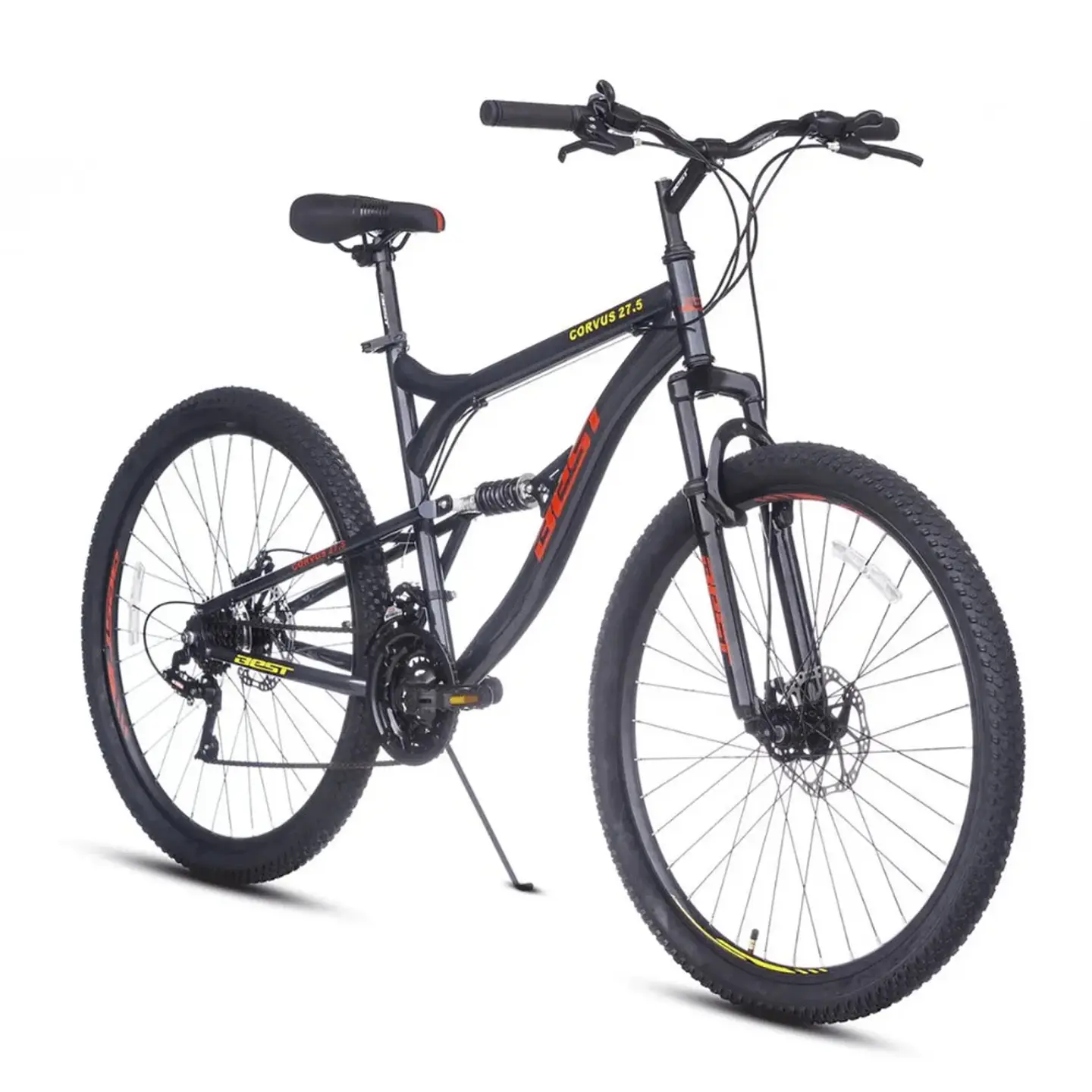 Bicicleta MTB Best Corvus Aro 27.5 18 Velocidades Doble Suspensión 2