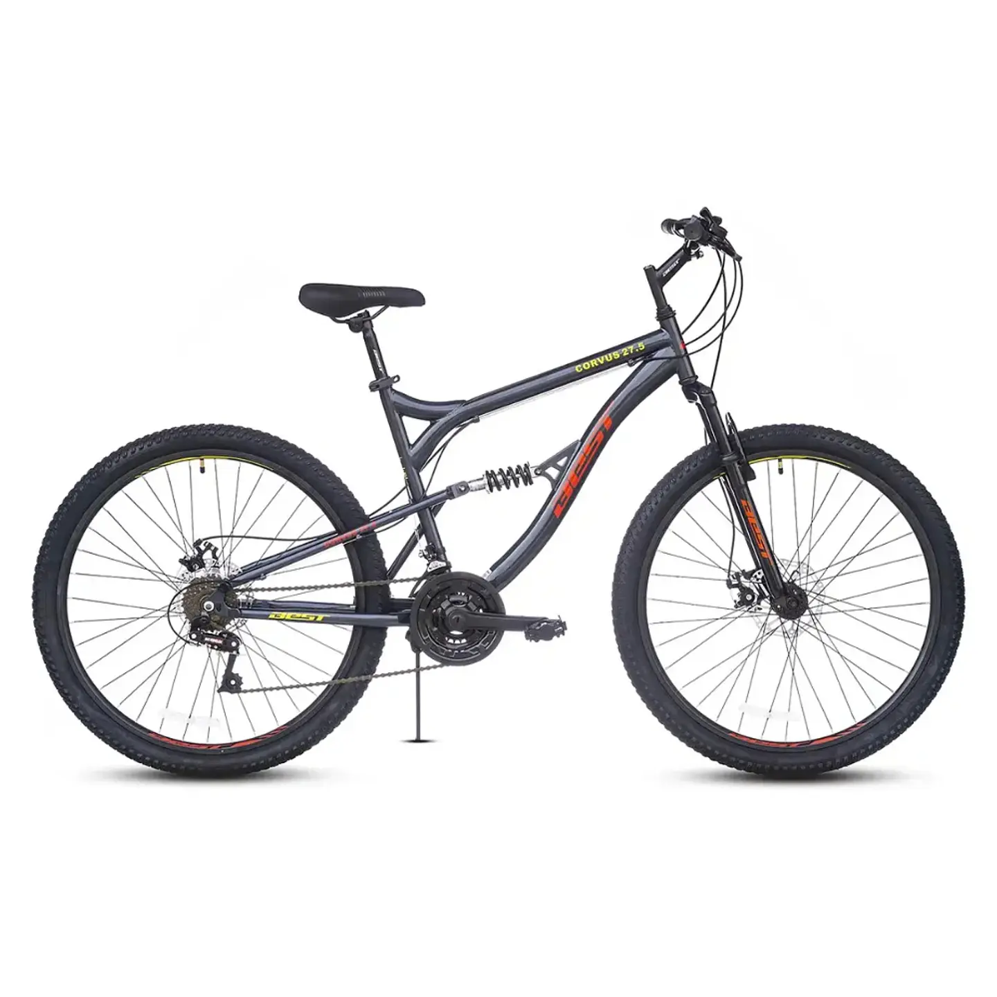 Bicicleta MTB Best Corvus Aro 27.5 18 Velocidades Doble Suspensión 1