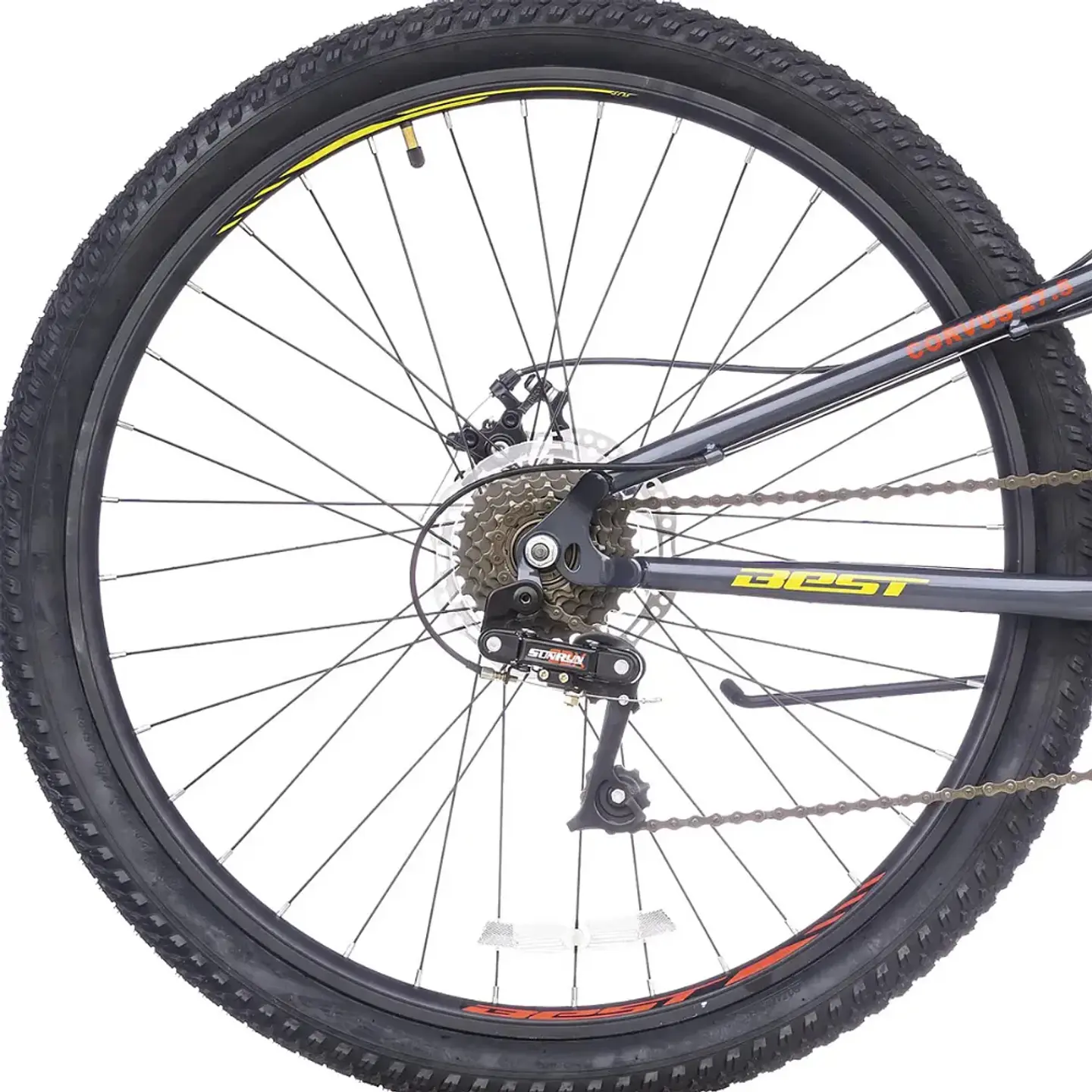 Bicicleta MTB Best Corvus Aro 27.5 18 Velocidades Doble Suspensión 5