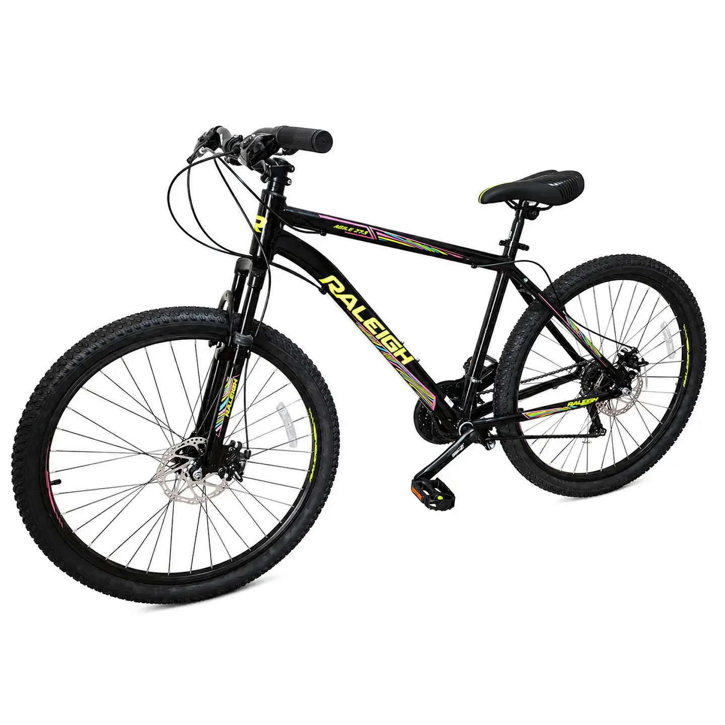 Bicicleta MTB Raleigh Agile Aro 27.5 de Aluminio Negro 3