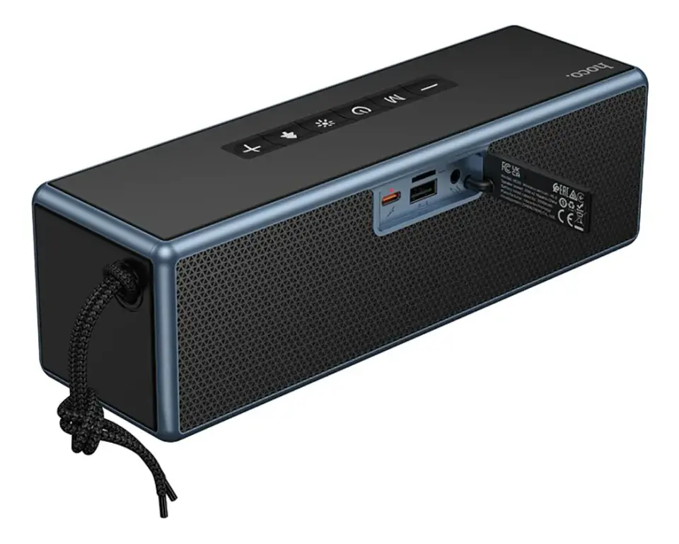 Parlante Hoco HC40 Bluetooth 20W RGB – FM, USB, TF y AUX 3