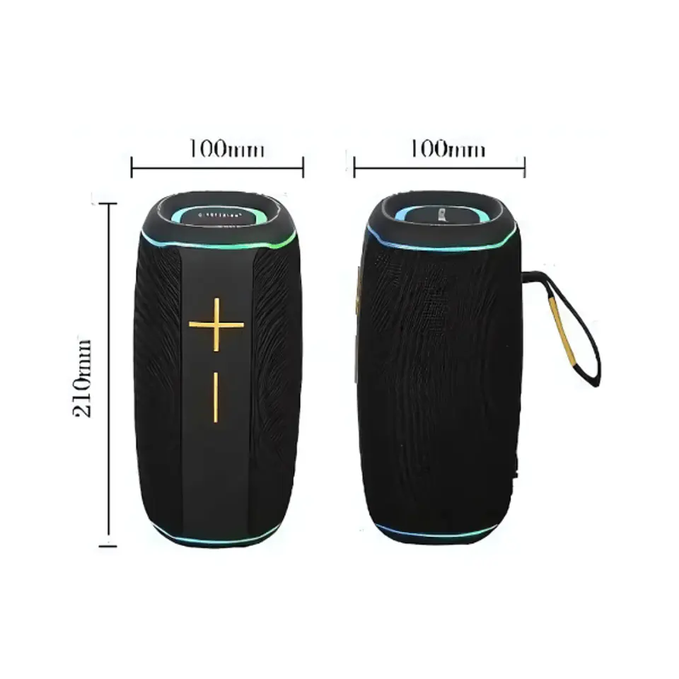 Parlante LIDIMI LD-S828 Bluetooth 20W con RGB, TWS e IPX6 2