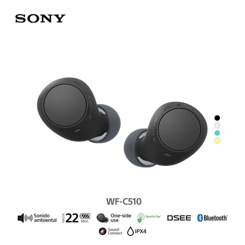 Sony WF-C510 Bluetooth True Wireless In-Ear – Negro