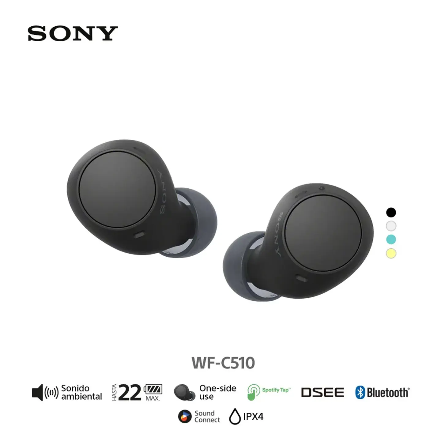 Sony WF-C510 Bluetooth True Wireless In-Ear – Negro 1