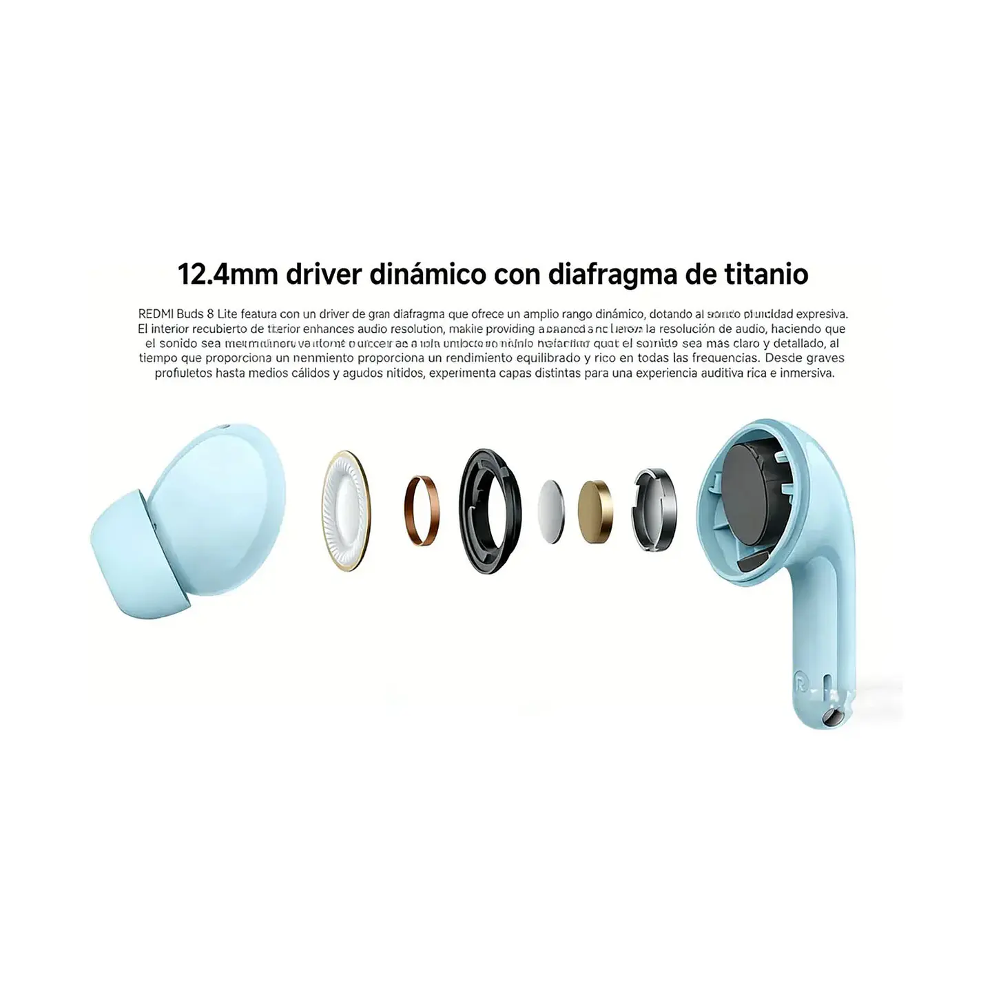 Xiaomi Redmi Buds 8 Lite Bluetooth True Wireless ANC 42dB – Negro 3