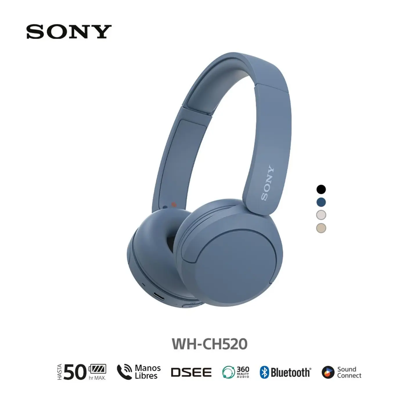 Sony WH-CH520 Bluetooth On-Ear 7