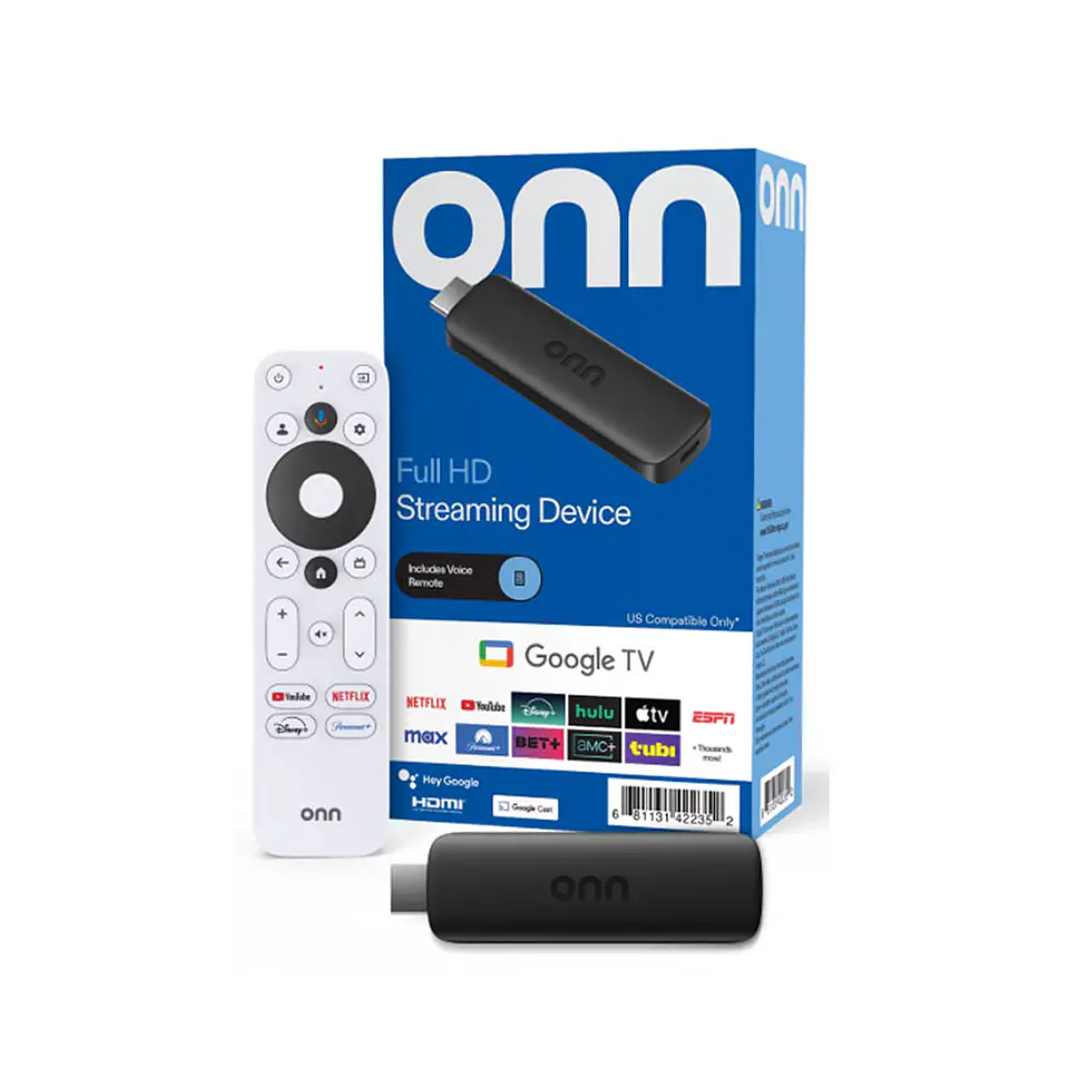 ONN. TV Stick 2K Full HD 8GB/1.5GB RAM con Google TV y Chromecast 1