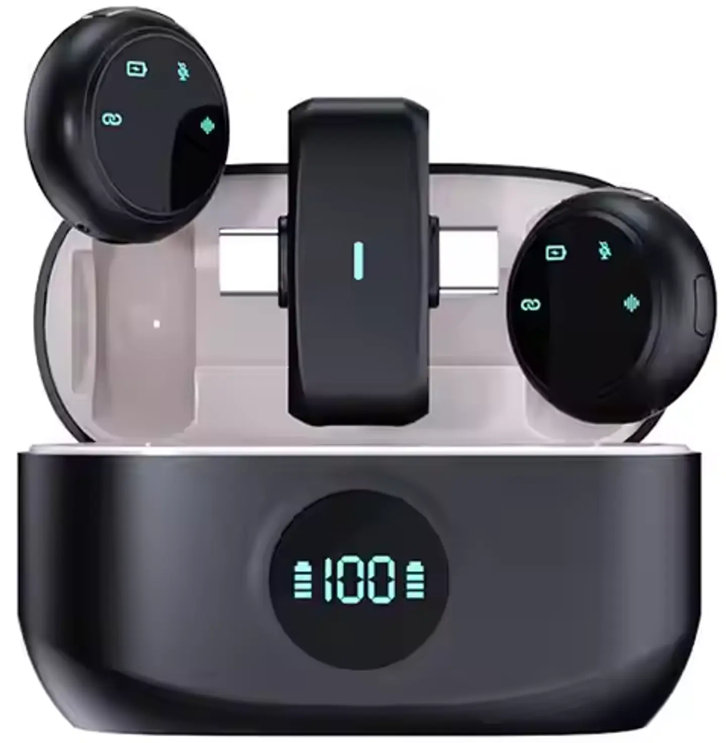 Micrófono Inalámbrico K31 Lavalier para Celular 2.4 GHz con Clip 3