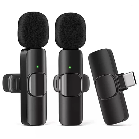 Micrófono Inalámbrico Solapero K11 Tipo C para Celular con Cancelación de Ruido