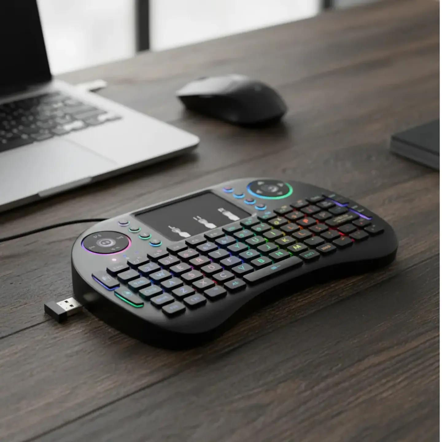 Mini Teclado Inalámbrico Baihuo MY-7100 QWERTY Compacto 4