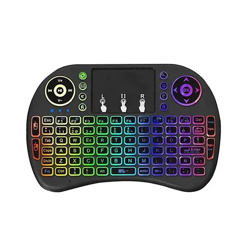 Mini Teclado Inalámbrico Cybertel Pixel K236RGB con Panel Táctil y RGB