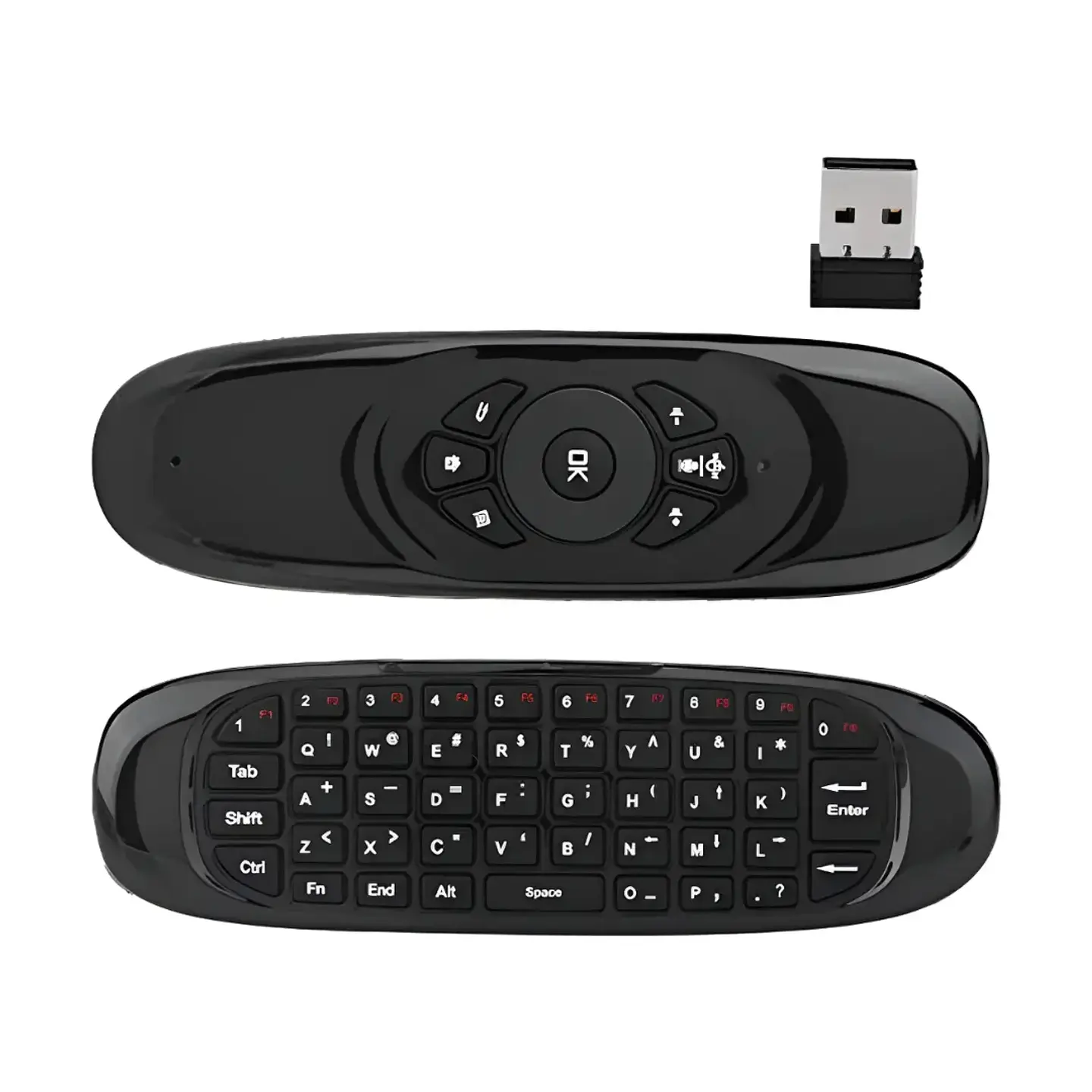 Mini Teclado Air Mouse Inalámbrico Magic Remote con QWERTY 3