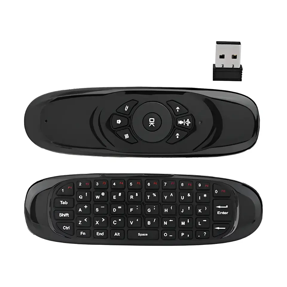 Mini Teclado Air Mouse Inalámbrico Magic Remote con QWERTY 3