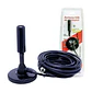 Antena TV Digital Interior 3.5 dBi con Amplificador y Cable Coaxial 3 m - Miniatura 3