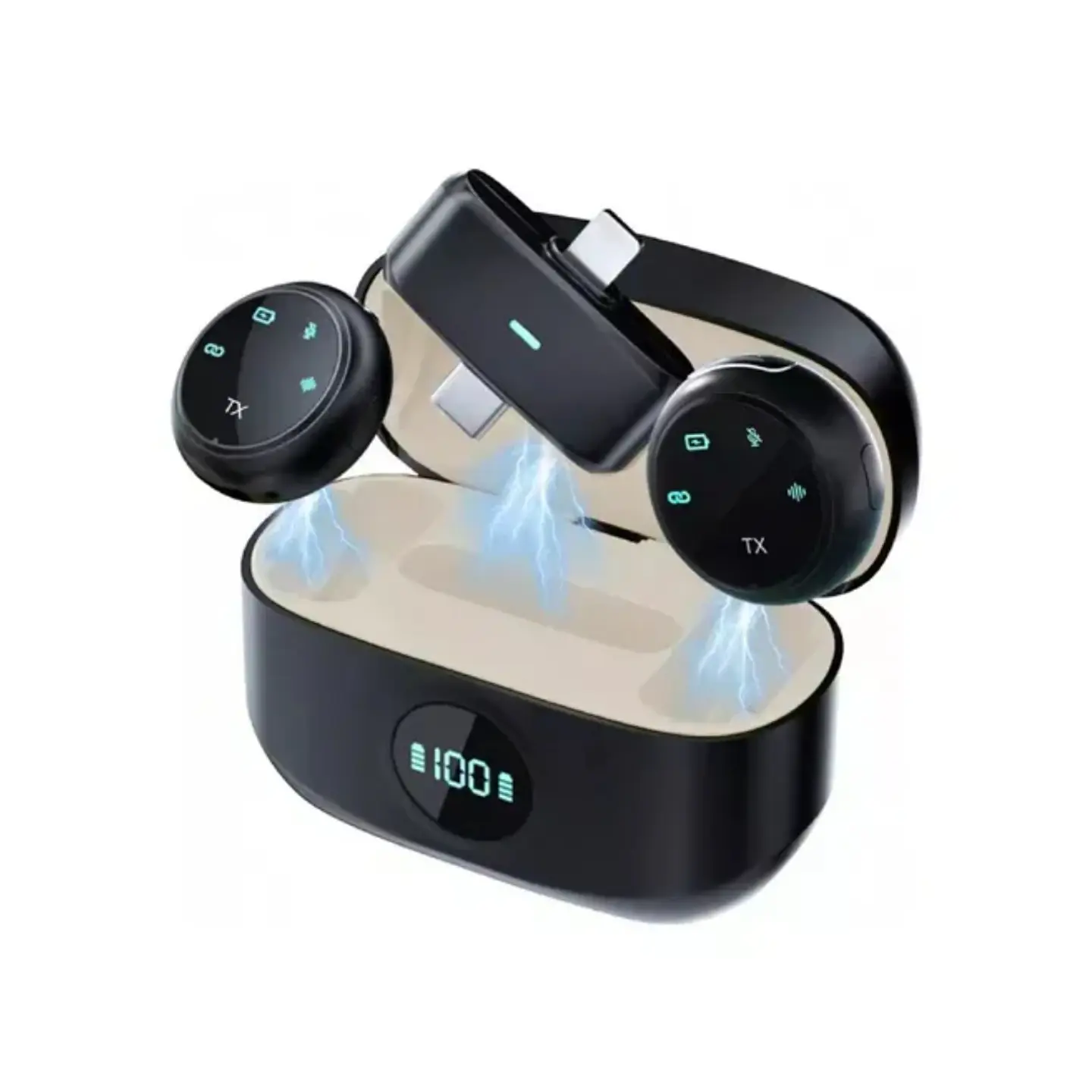Micrófono Inalámbrico K31 Pro Magnético 2.4G para Celular 2