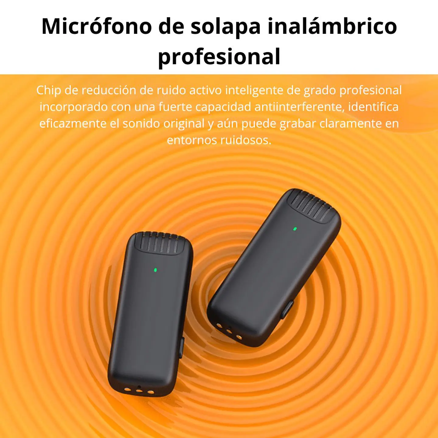 Micrófono Inalámbrico J13-IP Dual Lightning 2.4G con Estuche de Carga 2